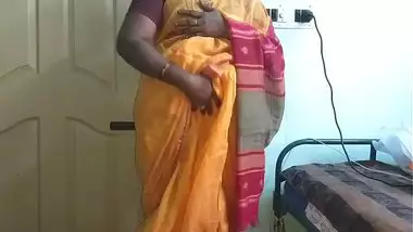 Kannada Saree Sex Only - Hot Telugu Bhabhi Wearing A Sari Only To Be Stripped free hindi pussy fuck