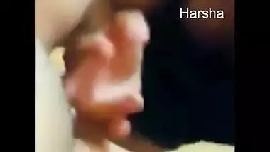 Hot college girl having oral sex with friend’s lover