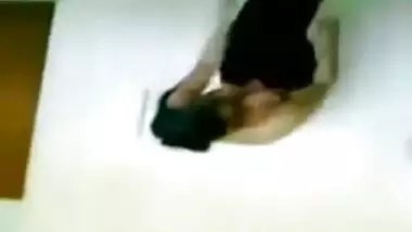 Slutty girl recorded nude by her man