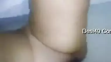 Cute Desi wife takes a bath and XXX plays with pussy in the water